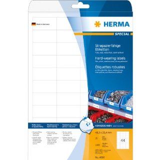 Herma Etiketten A4, 4690, 48,3x25,4 mm extrem stark haftend Folie matt