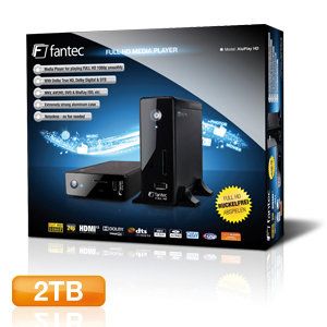 Fantec Aluplay HD Media Player mit 2TB Festplatte 3,5 