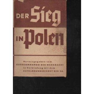 der Sieg in Polen EA 1939 unbekannt Bücher