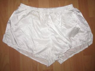 Printex Modell Glanz Shorts Short Nylon Weiß Vintage Austria Lenzing