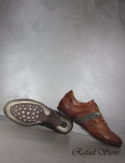 Herren Schuhe LA MARTINA 41 Sneaker Cuero Ambra Bombay Made In Italy