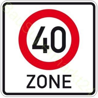 40 zum Geburtstag als Geburtstagsgeschenk für Verkehrszeichen 274