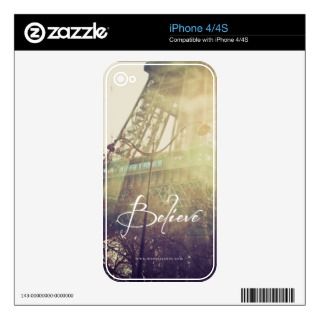 Uplifting Eiffel Tower iPhone 4/4S Skin Skin For The iPhone 4S