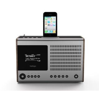 Revo Heritage G2 Internet Radio (DAB/DAB+) mit Dock für Apple iPod