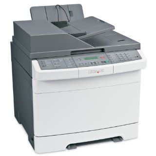 Lexmark X544N Multifunktions Farblaserdrucker mit Computer