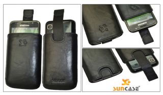 Original SunCase Etui Tasche Hülle für Samsung GT i9000 Galaxy S in