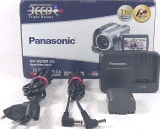 3CCD MiniDV Camcorder PANASONIC NV GS320 TOP + Zubehör