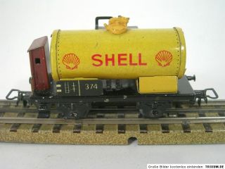 Märklin H0/00 Shell Tankwagen,374,Blech,1947 49!Top!800