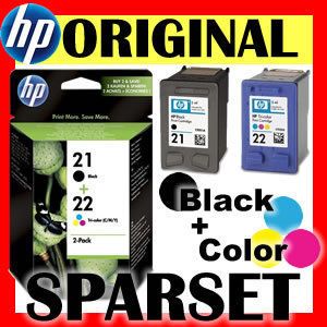 HP21 HP22 SPARSET DRUCKER PATRONEN DeskJet F370 F375 F380 D2360 D2460