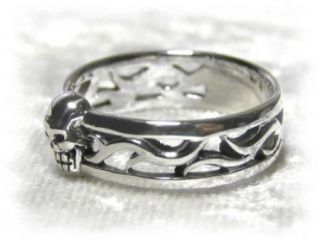 Totenkopf Ring Totenkopfring Silber 925 Skullring 55 bis 62   01580