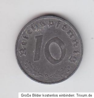 Germany 3. Reich 10 Reichspfennig Pfennig 1941 B (Zk) SS
