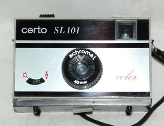 B377/ Fotoapparat Kamera CERTO SL 101 Dresden um 1970