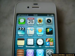 Apple iPhone 4 16 GB   Weiss (T Mobile) Smartphone ohne Vertrag
