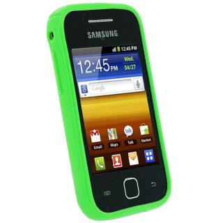 Green TPU Gel Case for Samsung Galaxy Y S5360 Android Cover Skin