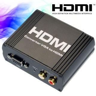 VGA auf HDMI 1.3 Konverter Adapter 1080p HDTV NEU