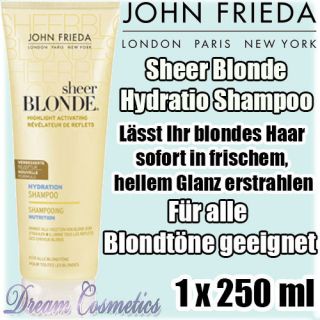 John Frieda Sheer Blonde Hydration Shampoo Alle Blondtoene 3 56 100ml