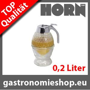 CONTACTO Gastro Honigspender Sirup Dispenser Honigtopf Abstellgefaess