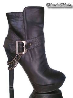 ANKLE BOOT ROCK CHIC HIGHLIGHTSCHUH 35 36 378 38 39 40