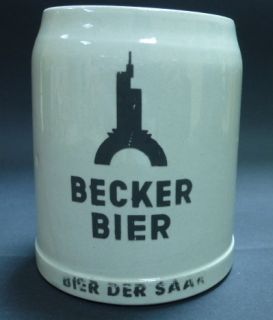 Bierkrug Steinzeug Becker Bier 0,25 Liter 4QA388