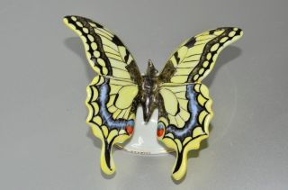 Porzellan Figur Rosenthal Schmetterling naturalistisch bunt alt 9