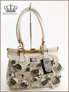 Fashion Tragetasche Henkeltasche Shopper Tasche in Cream Design aus
