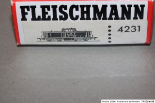 Fleischmann 4231 Diesellok Baureihe 212 381 8 DB ozeanblau Spur H0 OVP