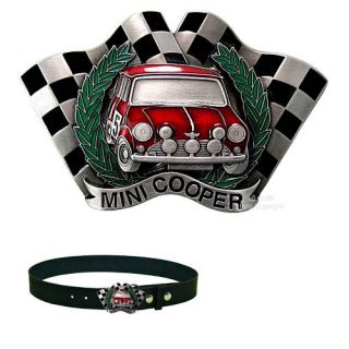 Mini Cooper Buckle Lizenz Gürtelschnalle *382