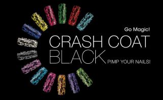 Go Magic Crash Coat Black verzaubert in Sekunden jeden Nagel zum