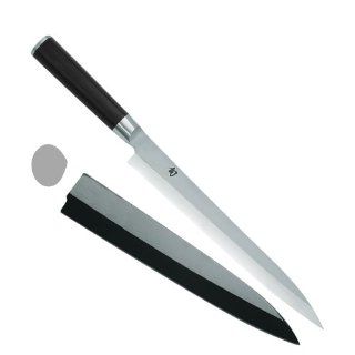 KAI Messer   Shun PRO   Yanagiba Messer mit Holzscheide   Sushi  und
