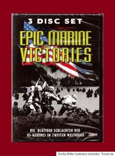Epic Marine Victories   3 Disc Set , Teil 1 + 2 + 3 , DVD , NEU / OVP