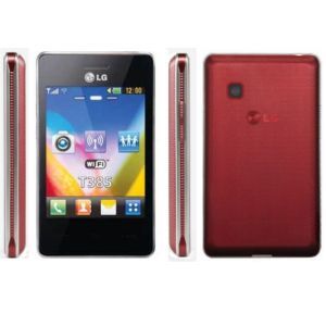 LG T385 Multimedia SPS Handy mit 8,1cm/3.2 Multi Touch Display in 3