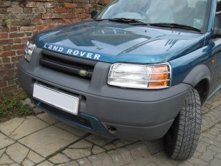 Powerful UK Ltd   Front Light Guard Chrome for Land Rover Freelander 1