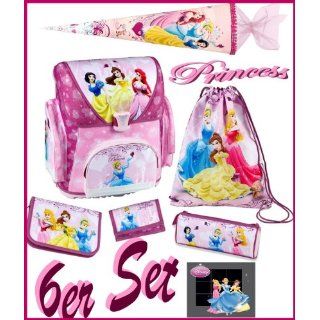 Schulranzen 6Tlg Disney Princess Prinzessin mit Schultüte 