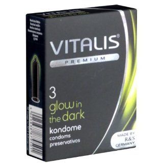 Glow in the Dark (vitalis)   3 Kondome mit Leuchteffekt 