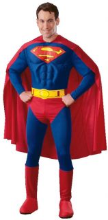 Herren Kostüm Muskel Brustkorb Superman M Outfit Verkleidung