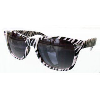 Caripe Wayfarer Nerd Brille Sonnenbrille Zebra   G Sport