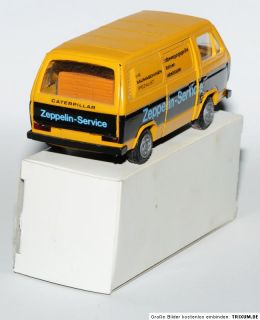 Conrad Scale 1/43   VW T3 Bus als Werbemodell Zeppelin Service mint