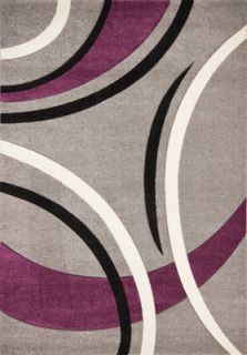 Hochwertiger Luxus Havanna Teppich Grau Silber Violett Verschiedene