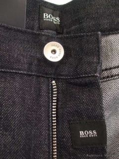 NEU   HUGO BOSS Jeans TEXAS 38/34 Hose SCHWARZ Black Label 50132109