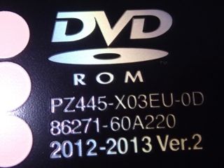 Toyota/Lexus original Navigation DVD E16 Europa Ost 2012 2013 Ver.2