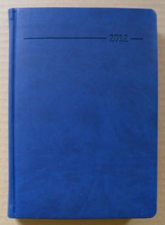 Buch Kalender Tucson blau Register 416 Seiten 15x21cm 2012 NEU Agenda