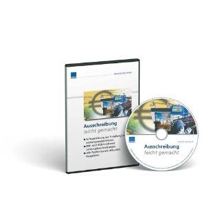 Ausschreibung leicht gemacht, CD ROM Softwarelösung zur Erstellung