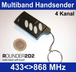 Ersatz Handsender 433 868 MHz zB. Tedsen , Berner , GFA