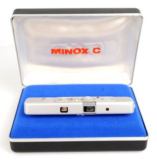 Minox C 3.5 15mm Miniaturkamera Spionagekamera + Buch + Box Art. 435x