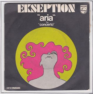 EKSEPTION Vinyle 45 tours 7 SP ARIA F Reduit RARE