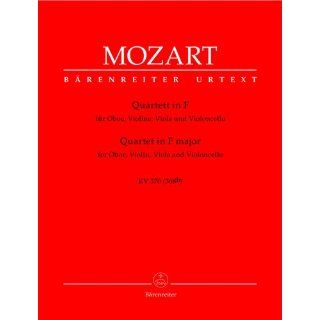 Oboenquartett F Dur KV 370 (368b). Oboe, Violine, Viola, Violoncello