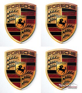 Stk. Original Porsche Wappen/Embleme Aufkleber Logo