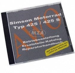SIMSON Motorrad CD AWO 425 425S Reparaturhandbuch #