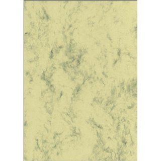 Sigel DP372 Marmor Papier beige, Motiv beidseitig, Briefpapier 90 g