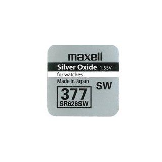 Maxell 377 Uhrenbatterie, SR626SW Knopfzelle Elektronik
